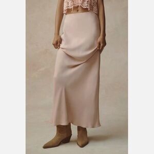 Anthropologie The Tilda Maxi Slip Skirt